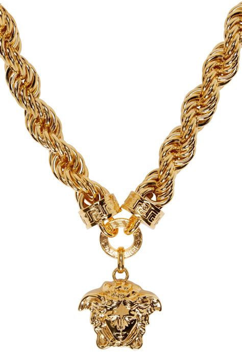 versace 2 chain shop online|versace gold chains for men.